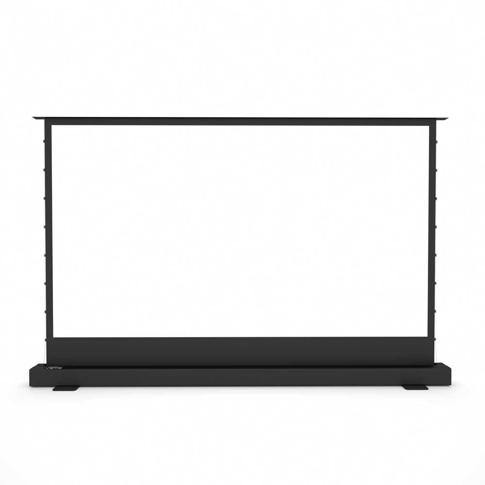 Electric floor up projection screen