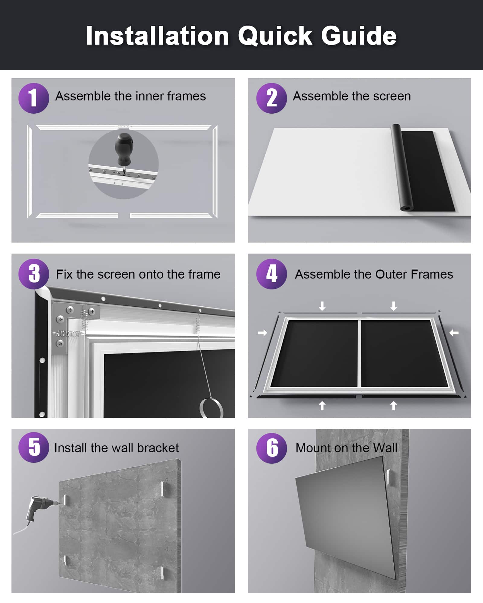 Fixed Frame Projection Screen image 8