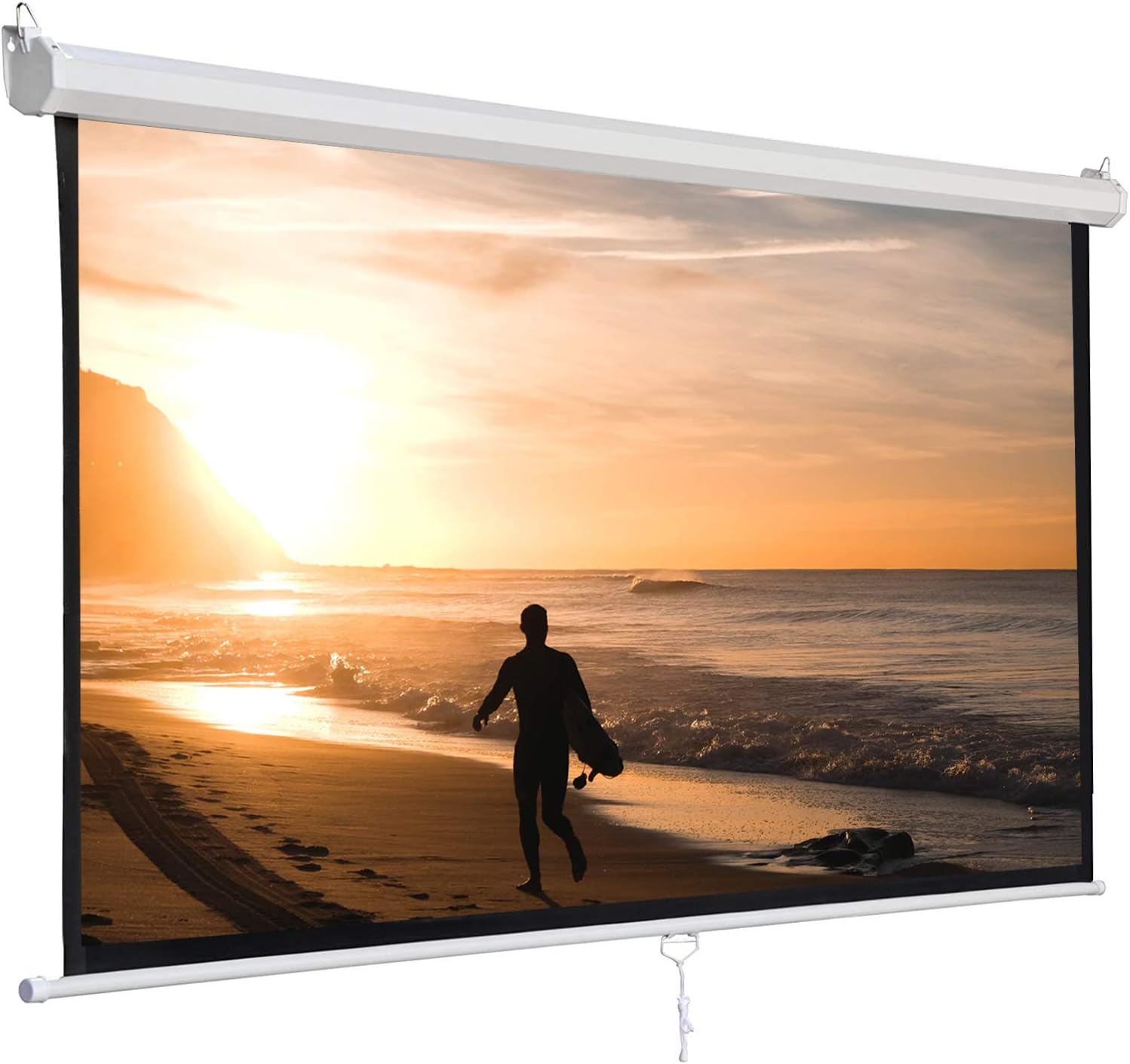 Manual Pull-Down Projection Screen image 3